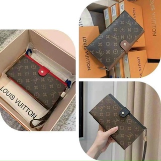 Ví cầm tay - 20x11cm - Bản VIP - Da canvas [Fullbox]