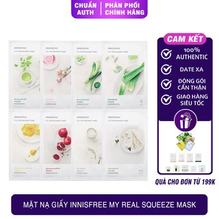 Mặt Nạ Giấy Innisfree My Real Squeeze Innisfree Mask Innisfree ( Mẫu Mới )