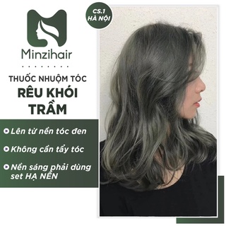 [KHÔNG TẨY TÓC] Thuốc Nhuộm Tóc Rêu Khói Trầm - Best Choice Cho Học Sinh | MINZIHAIR HN