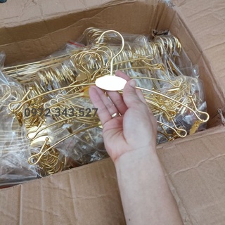 Kẹp đồ lót mạ vàng siêu sang chảnh - kích thước 32cm,thiết kế đầu kẹp bọc nhựa non cực xịn xò chống vết hằn,bẩn