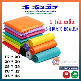 [Túi mẫu 1 cái –Siêu Dày] Túi gói hàng niêm phong tự dính - túi đóng hàng chuyển phát nhanh có sẵn keo dính – 5 GIÂY