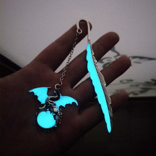 Bookmark Dạ Quang Dùng Đánh Dấu Trang Sách Dụng Cụ Chặn Sách Bằng Dạ Quang - Dragon rồng