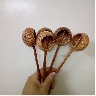 Combo 5 gáo múc rượu gỗ dừa cao cấp