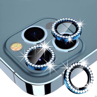 ộ 3 mắt dán camera cho iPhone 13 Mini, 13, 13 Pro, 13 Pro Max kim cương đính đá sang chảnh