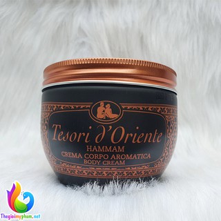 Kem Dưỡng Thể Hamman Hương Tinh Dầu Argan Tesori D'oriente Ý 300ml