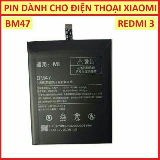 Pin xịn xiaomi redmi 3 / BM47