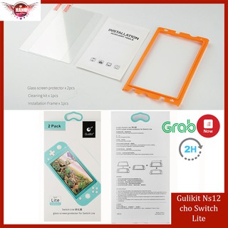 Gulikit NS12 bộ 2 miếng dán màn hình 9H cao cấp cho máy chơi game N-Switch Lite