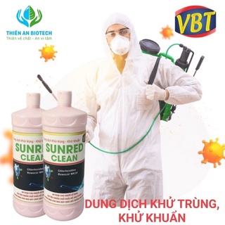 DUNG DỊCH KHỬ TRÙNG, KHỬ KHUẨN SUNRED CLEAN - GIẢI PHÁP CHỐNG DỊCH