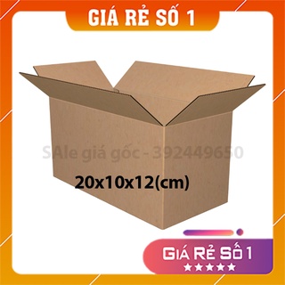 Hộp carton 20x10x12 gói hàng ship cod tiện dụng
