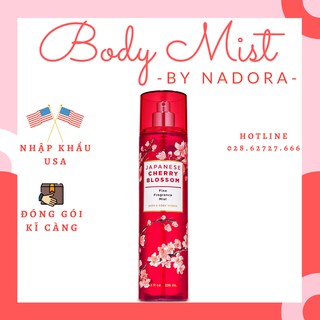 Xịt Thơm Toàn Thân Bath And Body Works Japanese Cherry Blossom Body Mist (236ml)