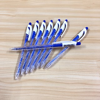 ✔️ BÚT BI MỰC XANH ÁNH SÁNG MS B33 ĐẦU BI