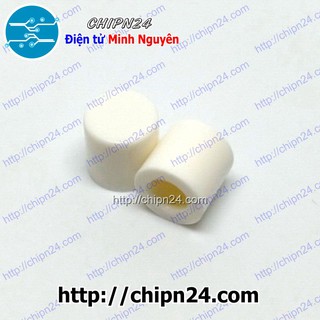 [10 CÁI] Nắp chụp nút nhấn vuông 6x6mm TRẮNG