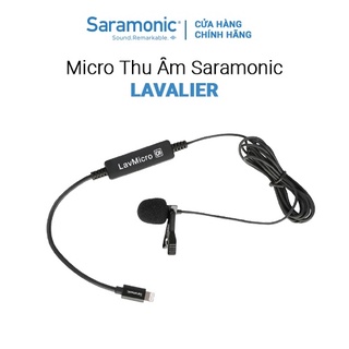 Micro cài áo Saramonic LavMicro Di - Livestream/ Phỏng Vấn/ Quay VLog - Đầu nối Lightning Chuyên Dùng Cho Iphone/ Ipad
