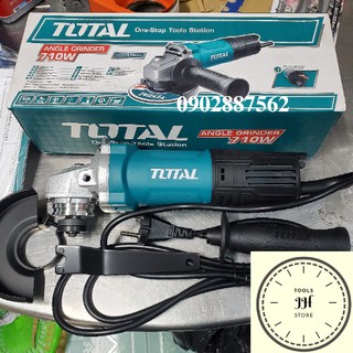 4" (100mm) Máy mài góc 710W Total TG10710036