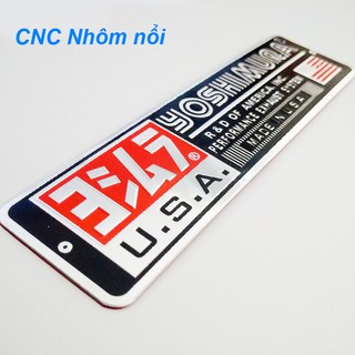 Tem dán pô xe, dán cản pô xe - Nhôm nổi JH105