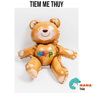 Bóng gấu nâu 4D trang trí sinh nhật