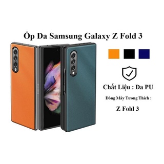Ốp Da Bảo Vệ Máy Cho Samsung Galaxy Z Fold 3 Chống Va Đập