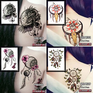 Hình Xăm Dán DreamCatcher Các Loại (21x15 cm)