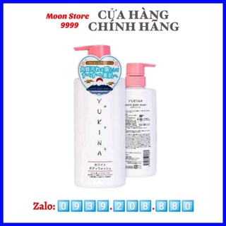 Sữa tắm trắng da YUKINA Nhật Bản Chính Hãng 500ml, Yukina White Body Wash