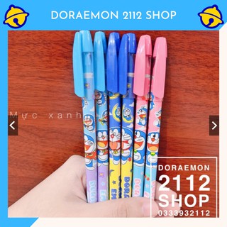 Bút nước xoá được Doraemon đầu gôm mực tím mực xanh