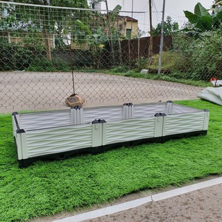 Chậu ghép trồng rau thông minh 1.5m dài cao 23cm rộng 50cm siêu đẹp , sang trọng