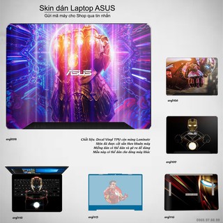 Skin dán Laptop Asus in hình Avenger nhiều mẫu 2 (inbox mã máy cho Shop)