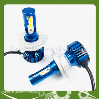 Đèn pha LED chân H4 L6k gắn ô tô xe máy Greennetworks ( 1 Đèn )