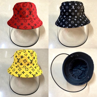 MŨ BUCKET CHỐNG DỊCH CHO NGƯỜI LỚN KÈM MÀN CHE BẢO VỆ THÁO RỜI