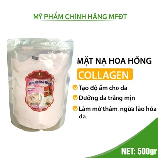 1kg Mặt nạ hoa hồng collagen làm trắng da, căng bóng và dưỡng ẩm cho làn da