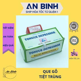 (Q1-HCM) QUE ĐÈ LƯỠI GỖ TIỆT TRÙNG
