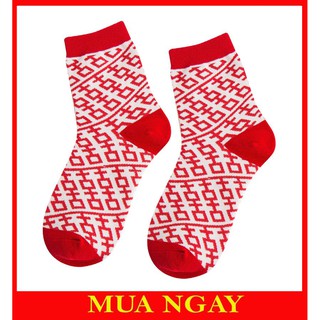 Set 3 đôi vớ tất hạnh phúc song hỉ, đại cát đỏ cá tính TN115