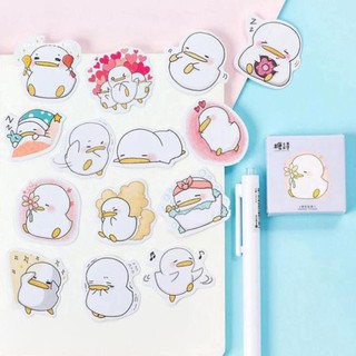 Bộ 45 đề can hình chú vịt hoạt hình xinh xắn E83