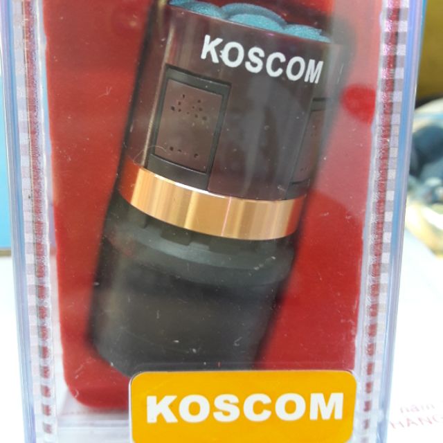 Côn micro, củ micro hiệu Koscom tiếng sáng, nhẹ