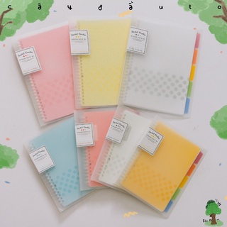 Sổ Bìa Còng Nhựa Pastel Cookie Campus Binder A5/B5 Nhật Bản