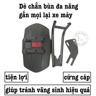 Dè chắn bùn đa năng gắn mọi xe máy màu đen Thanh Khang 006001830