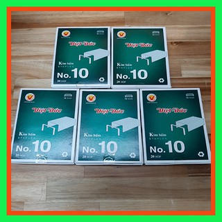 [Giá Kho]-Hộp (20 hộp nhỏ) Ghim Bấm Số 10 Việt Đức-gim/kim No 10