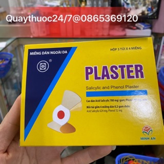 MIẾNG DÁN MỤN PLASTER MINH AN (5 túi x 4 miếng)