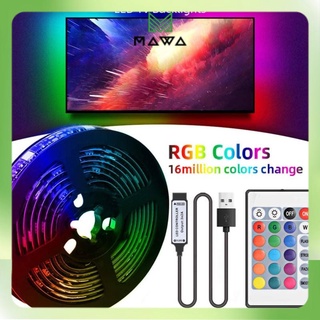 Đèn led tiktok - Đèn led trang trí phòng ngủ, nhà cửa RGB dài 5m kèm Remote + Adapter 12V + Sạc