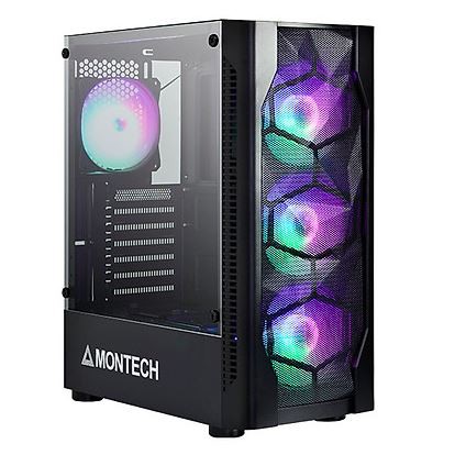 Vỏ Case MONTECH X1 BLACK (TẶNG 4 FAN LED)