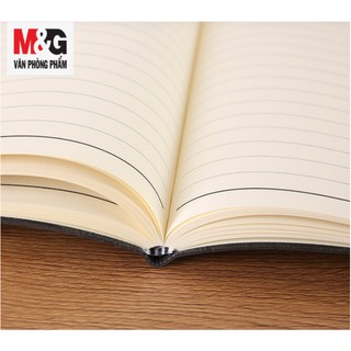 Sổ Bìa Da M&amp;G APYG1Y99A A5 112Trang NoteBook, Sổ Tay Công Việc, Lịch Làm, Việc Học Tập Tiện Lợi Cho Sinh Viên, Văn Phòng