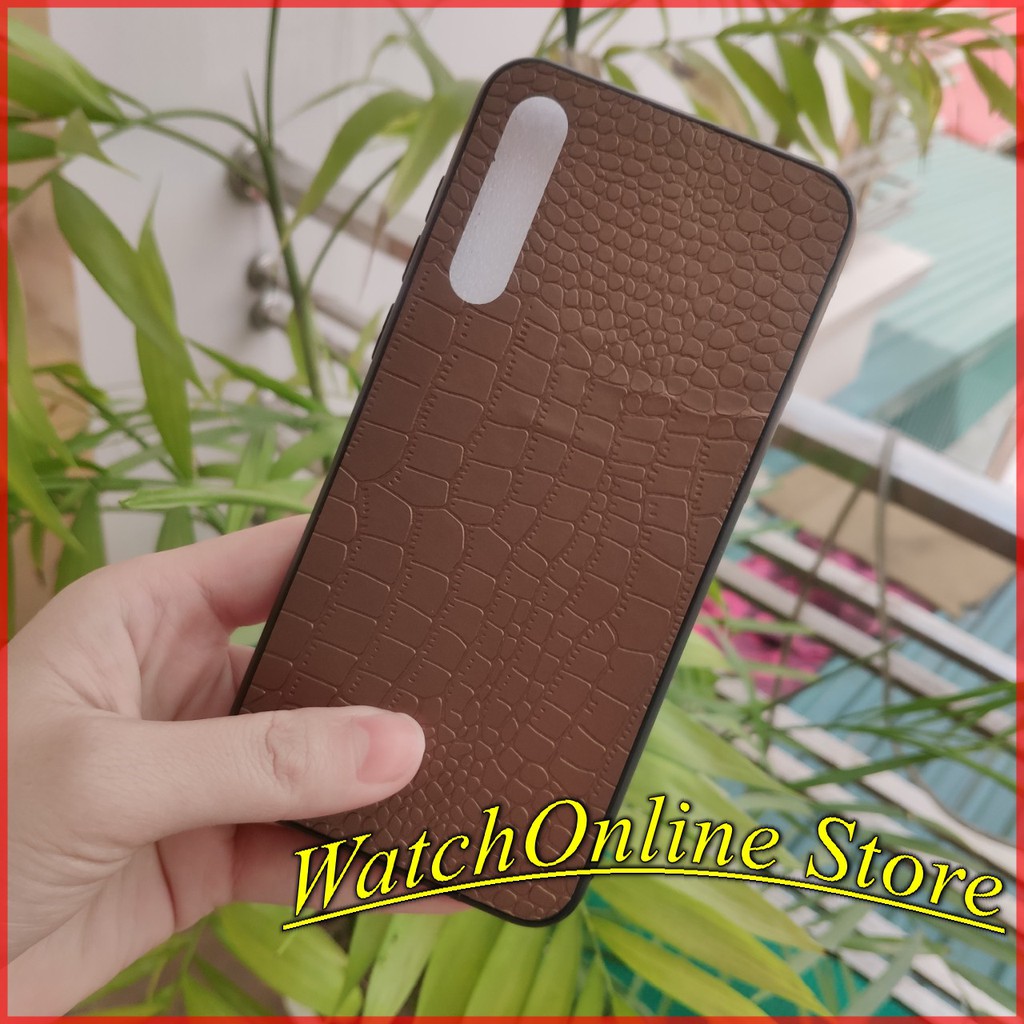[Link 4 ] Ốp lưng giả da vsmart live (Nâu)
