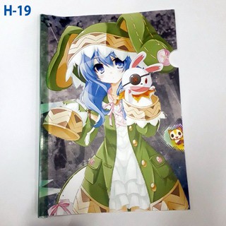 Bìa kẹp file / Bìa sơ mi anime &amp; Manga Date a Live nhân vật Yoshino &amp; Kurumi &amp; Tohka
