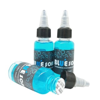 Dung Dịch Lau Mực Xăm Bluesoap siêu đậm đặc 40ml, Chai Tạo Bọt 150ml