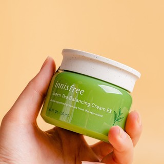 Kem dưỡng Innisfree Green Tea Balancing Cream EX cho da dầu mụn 50ml