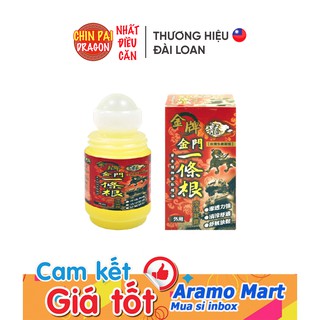 [FREESHIP] Tinh dầu xoa bóp Đài Loan thảo dược cổ truyền thống Chin Pai Dragon Nhất Điều Căn thanh lăn 40ml ＊AramoMart＊