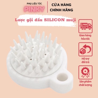 Lược Gội Đầu Muji Xuất Nhật - Massage Đầu Giảm Stress - Ngăn Ngừa Và Kích Thích Mọc Tóc