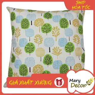 Gối tựa sofa Mary Décor - họa tiết Cây tròn màu sắc G-F09