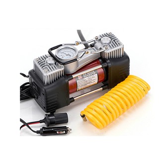 Máy bơm lốp ô tô, xe máy Jumu J-6808 2 xi lanh