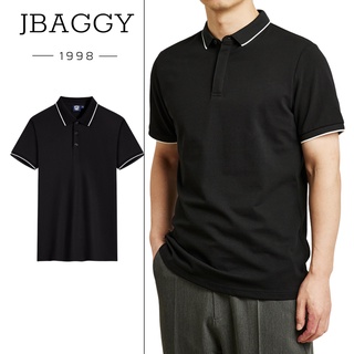 Áo thun nam polo cổ viền  vải cotton mặc MÁT form rộng thoải mái áo thun nam sọc cổ sọc tay