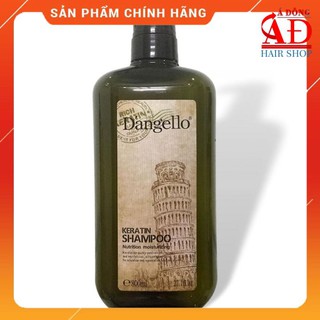 Dầu gội siêu mượt cho tóc khô hư tổn D'angello Keratin shampoo 800ml